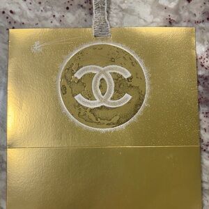 CHANEL Signature Origami Globe Gold Box